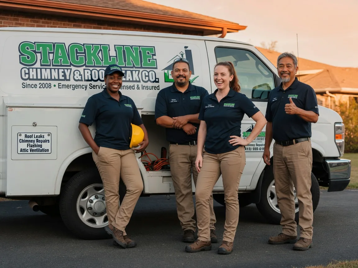 Chimney flashing repair company in Geary, OK
